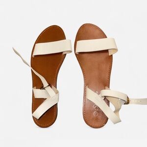 Elegant Cream Sandals